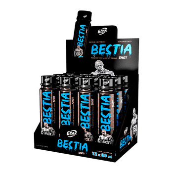 6PAK Nutrition Bestia Shot 80 ml tropikalny (x12)