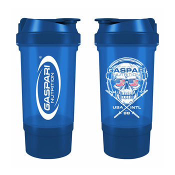 Gaspari Nutrition Shaker Lift Loud Lift Heavy 500 ml niebieski